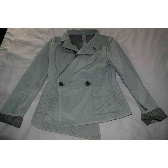 Anthro Burning Torch Jacket sz L Reversible - Picture 3 of 12